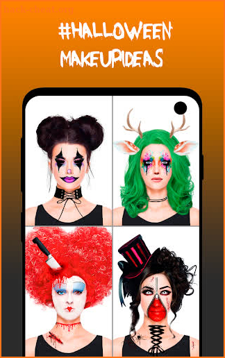 Halloween Makeup and Hair Photo Editor screenshot