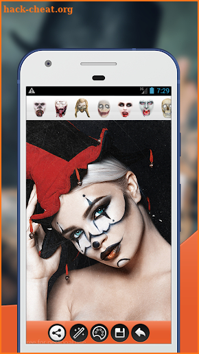 Halloween Makeup Face Photo Editor screenshot