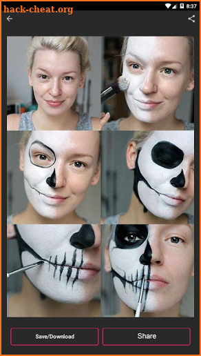 Halloween Makeup ideas step by step screenshot