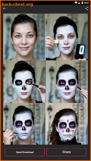 Halloween Makeup ideas step by step screenshot