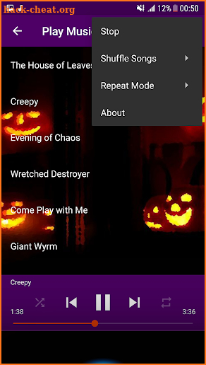 Halloween Music 🎃 - Eerie Soundtrack Player screenshot