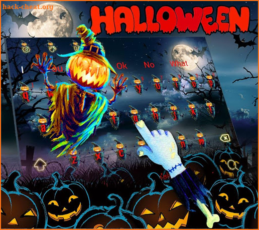 Halloween Night Keyboard Theme 2018 New screenshot