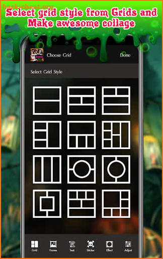 Halloween Photo Collage Maker screenshot