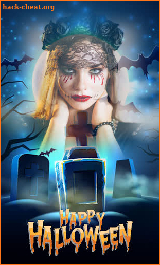 Halloween Photo Frame Blender screenshot