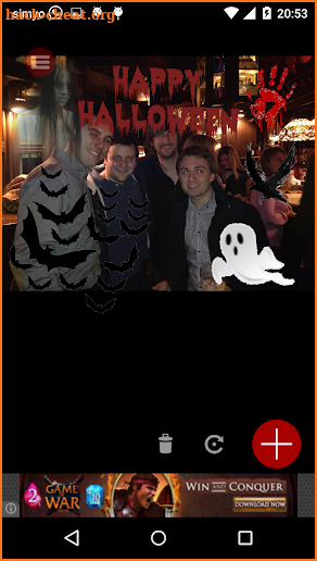 Halloween Photo stickers screenshot