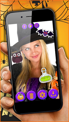 📸Halloween Photo Stickers - Selfie Photo Editor screenshot