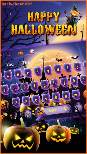 Halloween Pumpkin Keyboard screenshot