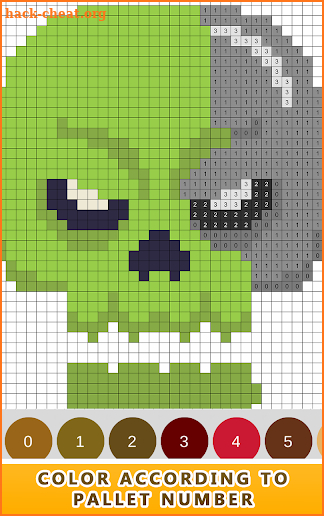 Halloween Sandbox Number Coloring- Color By Number screenshot