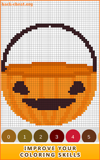 Halloween Sandbox Number Coloring- Color By Number screenshot