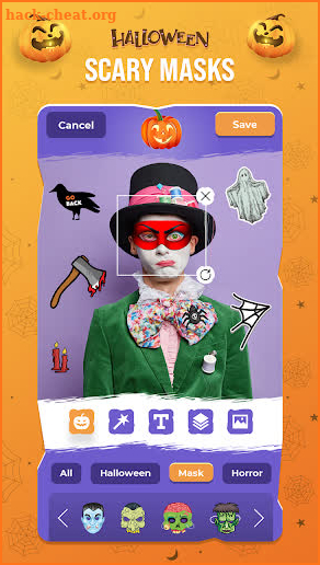 Halloween - Scary photo maker & Horror Stickers screenshot