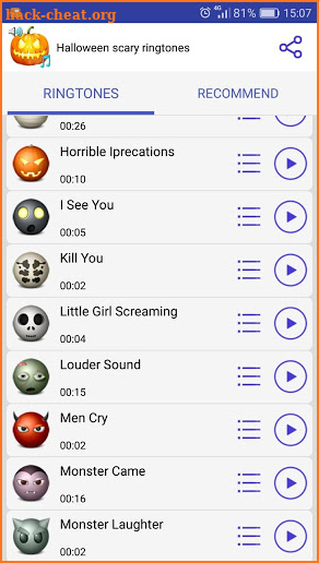 Halloween Scary Ringtones screenshot