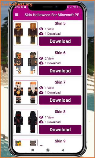 Halloween Skins For minecraft pe screenshot