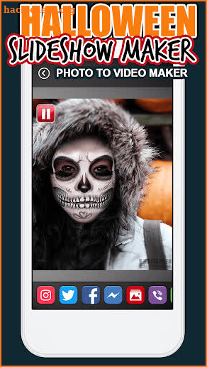 Halloween Slideshow Maker With Music And Effects screenshot