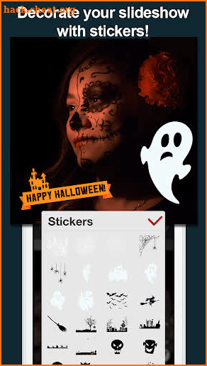 Halloween Slideshow Maker With Music And Effects screenshot