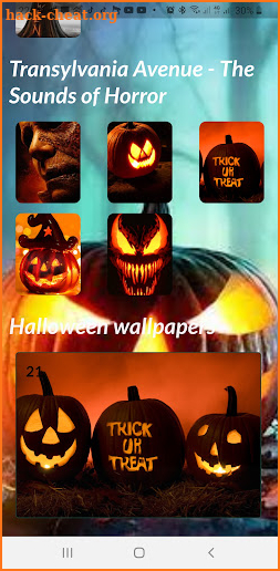 Halloween sound effects screenshot