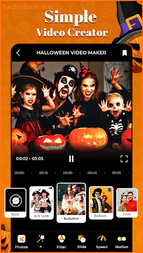 Halloween Video Editor & Maker screenshot