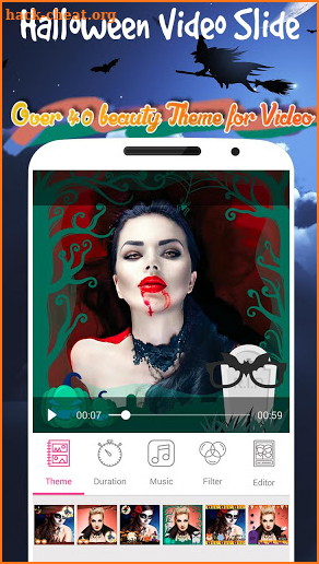 Halloween Video Slide - Video Maker with Music screenshot