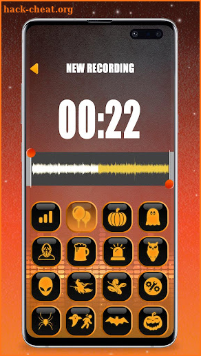 Halloween Voice Changer App screenshot