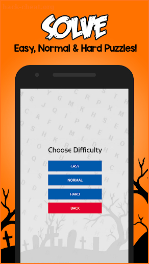 Halloween Word Search Puzzle screenshot