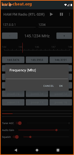 HAM FM Radio (RTL-SDR) screenshot