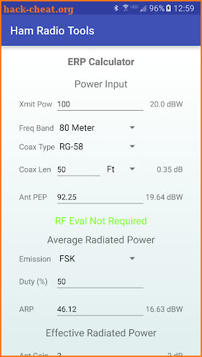 Ham Radio Tools Premium screenshot