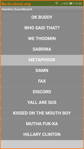 Hamlinz Soundboard screenshot