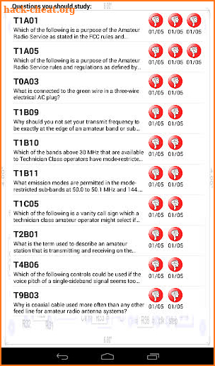 HamRadioExam - Technician screenshot