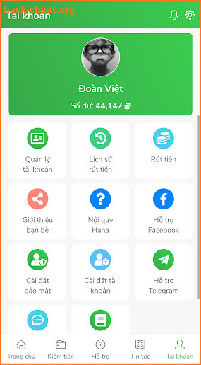 Hana - Kiếm Tiền Online screenshot