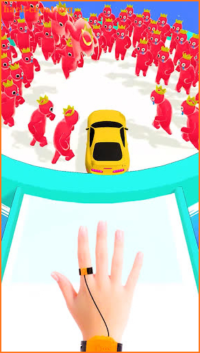 Hand Control Car Racing screenshot