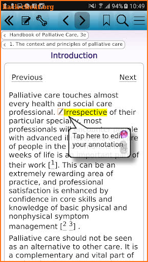 Handbook of Palliative Care 3e screenshot