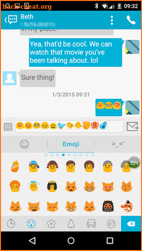 Handcent Emoji screenshot