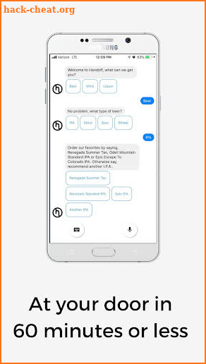 Handoff - Alcohol Delivery screenshot
