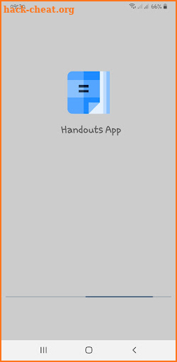 Handout App screenshot