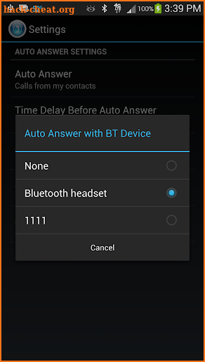 HandsFree Answer Pro License screenshot