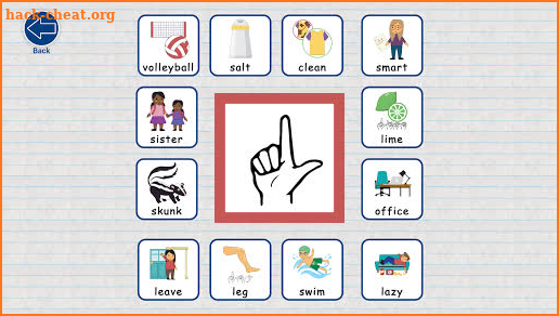 HandsUP! ASL Word Wall screenshot