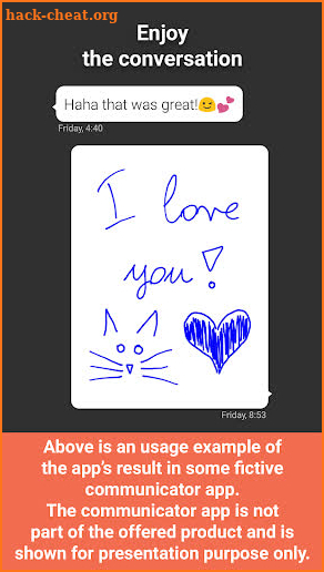 Handwritten Messages Pro screenshot