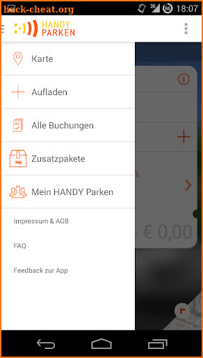 HANDY Parken screenshot