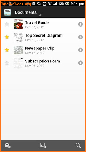 Handy Scanner Pro: PDF Creator screenshot