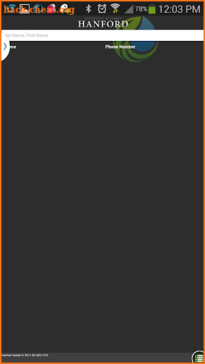 Hanford.Gov Mobile Application screenshot