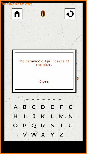 Hangman for Grey's screenshot