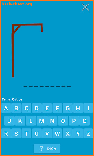 Hangman game screenshot