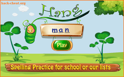 Hangman Kid's App for Spelling Word Practice screenshot