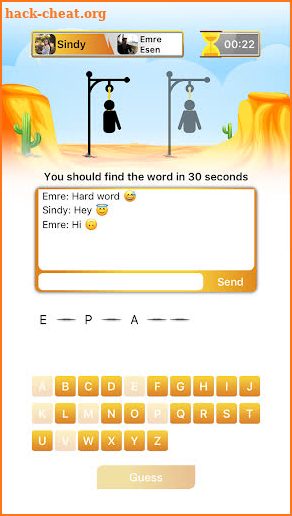 Hangman Multiplayer screenshot