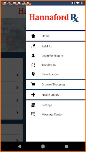 Hannaford Rx screenshot