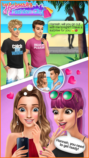 Hannah's Fashion City - High School Love Story screenshot