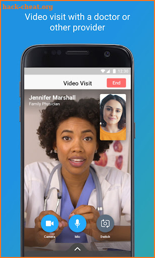 HAP Telehealth screenshot