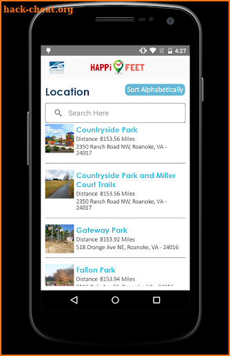 HAPPiFEET-Roanoke Parks & Recreation screenshot