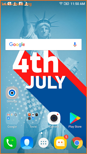 Happy 4th July Live Wallpaper screenshot