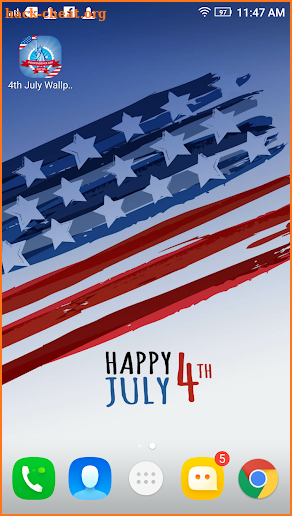 Happy 4th July Live Wallpaper screenshot