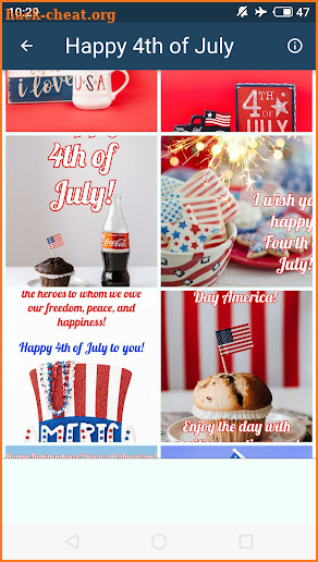 Happy 4th of July Greetings screenshot